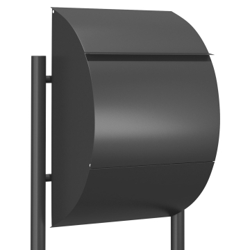 Jumbo Freestanding Mailbox, Anthracite