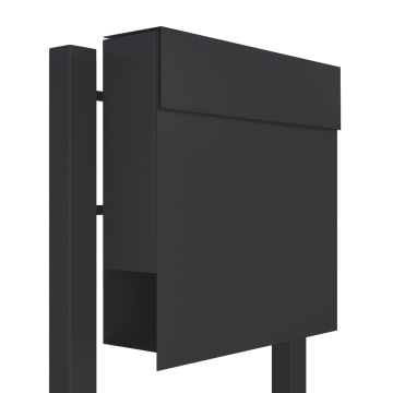 Manhattan Anthracite Mailbox Post