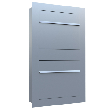 Sora for Two Built-In Mailbox in Metallic Gray