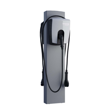 Universal Wallbox FlexiMount Stand for Two with Ground Anchor in Gray