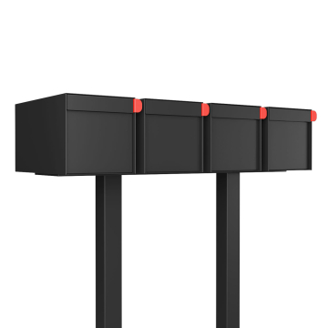 Big Americano for Four Black Mailbox