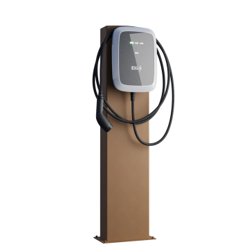 VW Wallbox StandMaster with Rust-Colored Baseplate