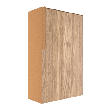 Faro Rust Mailbox with Wood-Look Front