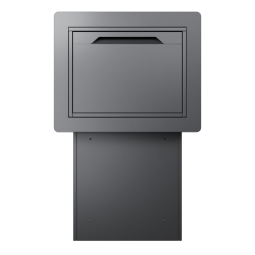 Kensington Built-In Parcel Box in Anthracite | Rear Removal