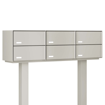 Copenhagen Mailbox System for Six White | H