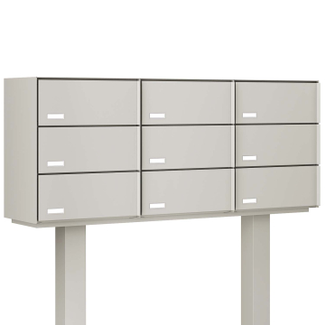 Copenhagen Mailbox System for Nine, White