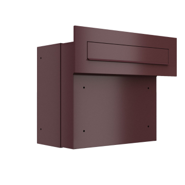 Allegri Through-the-Wall Mailbox in Brown