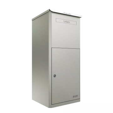 Brooklyn Parcel Box - Size L in Pebble Gray | Freestanding