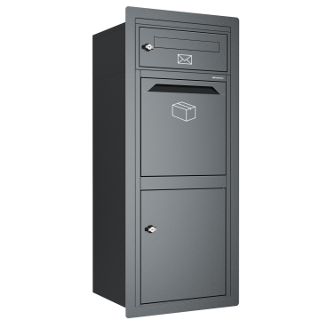 Castino Graphite Gray Mailbox Insert Package