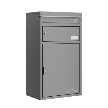 Odin Parcel Drop Box in Silver Gray