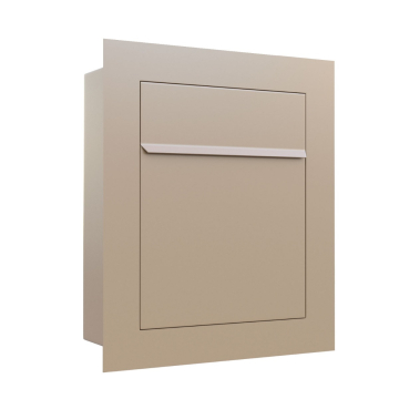 Bari Beige In-Wall Mailbox