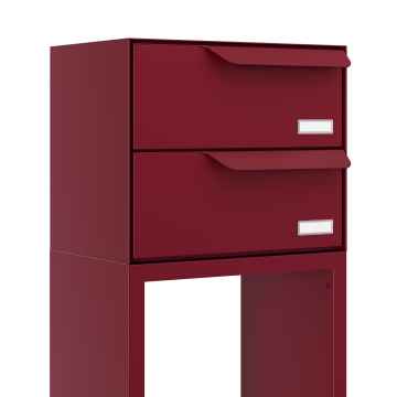 Rotterdam for Two Mailbox System in Red