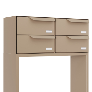 Rotterdam for Four Mailbox System in Beige