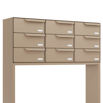 Rotterdam for Nine Mailbox System in Beige