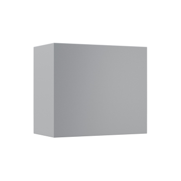 "Maxi Quarto" Wall Sconce in Metallic Gray