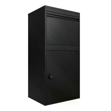 Trenton Parcel Box in Black | Freestanding