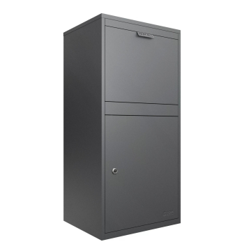 Trenton Parcel Box in Anthracite | Freestanding
