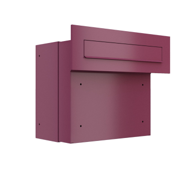 Allegri Through-the-Wall Mailbox in Red