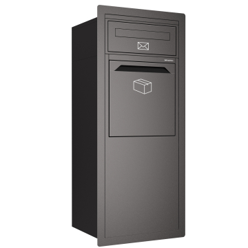 Sanello Black Parcel Drop Box | Rear Retrieval