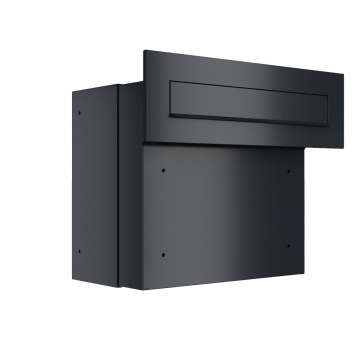 Allegri Through-the-Wall Mailbox in Black