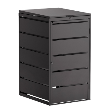 Edda Single Trash Can Storage, 240L, Black