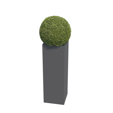 Skinny Pillar Medium Planter in Anthracite