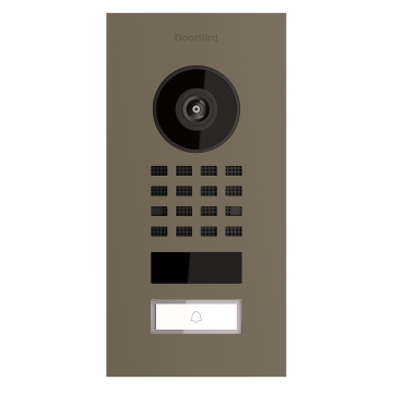 Flush-mounted Door Intercom Smart-IN Doorbird D1101V Beige Gray