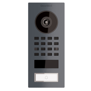 Surface-mounted Door Intercom System Smart-ON Doorbird D1101V Anthracite