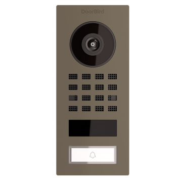 Surface-Mounted Door Intercom System Smart-ON Doorbird D1101V Beige-Gray