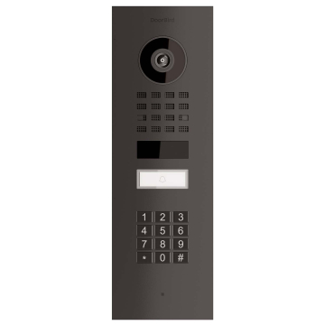 Flush-mounted Door Intercom Smart-IN Doorbird D1101KV with Keypad Module Graphite Black