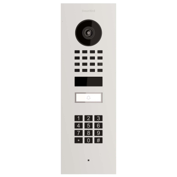 Flush-mounted Door Intercom Smart-IN Doorbird D1101KV with Keypad Module White