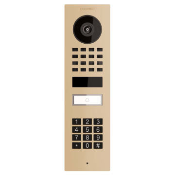 Surface-mounted Door Entry System Smart-ON Doorbird D1101KV with Keypad Module Beige