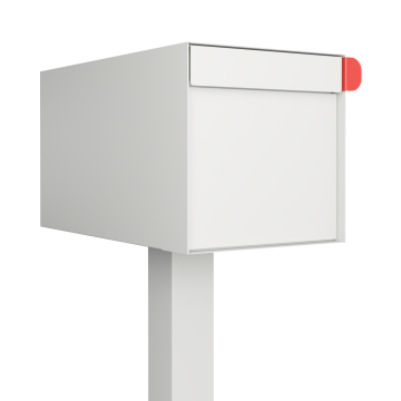 Big Americano White Mailbox