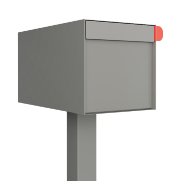 Big Americano Mailbox - Metallic Gray