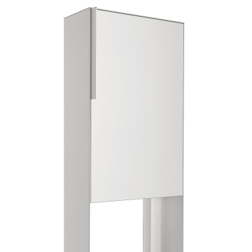 Faro Freestanding Mailbox, White