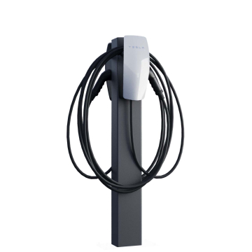 Tesla Wall Connector VoltStand for Two with Ground Anchor, Anthracite