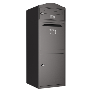 Tolera Parcel Drop Box in Black