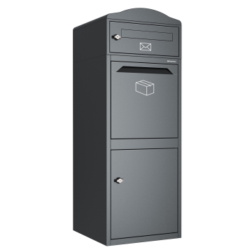 Tolera Package Delivery Box in Graphite Gray