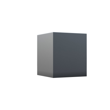 "Cube Quarto" Anthracite Wall Sconce