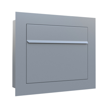 Sora Built-In Mailbox in Metallic Gray