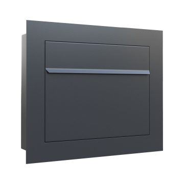 Sora Anthracite Built-in Mailbox