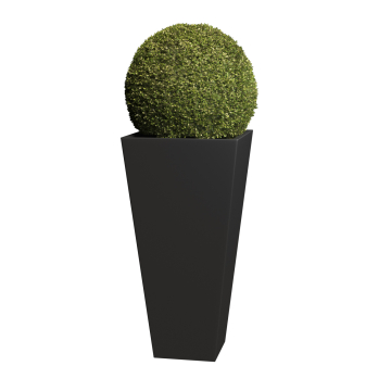 Medium vase planter in black