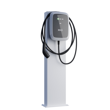 VW Wallbox Stand StationMaster with Base Plate in White