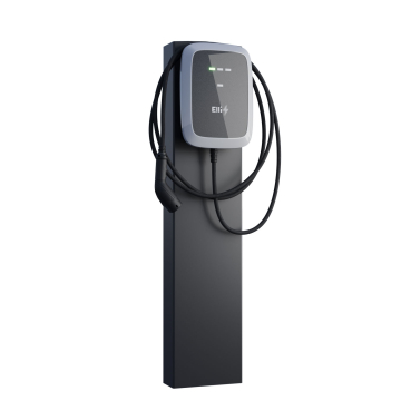 VW Wallbox Stand StationMaster with Ground Anchor in Black