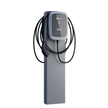 VW Wallbox Stand StationMaster for Two with Ground Anchor in Gray