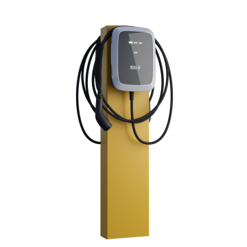 VW Wallbox Stand StationMaster for Two with Ground Anchor in Yellow