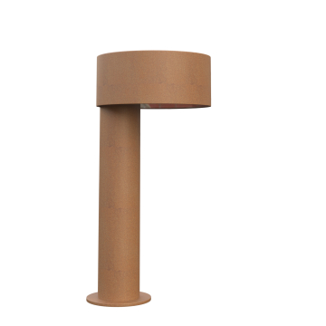 "Nano Cylindra" outdoor light in rust finish