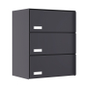 Oslo Mailbox System for Three, Anthracite
