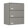 Oslo Mailbox System for Three, Gray