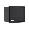 Stockholm Black Built-In Mailbox